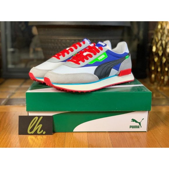 Size 10 Puma Future Rider Ride On "Dazzling Blue" - Picture 2 of 5